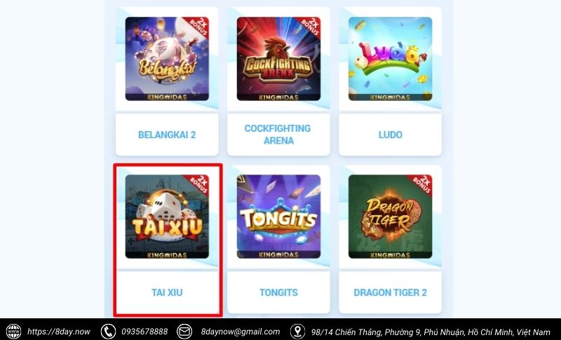 Cac buoc tham gia choi game Tai Xiu tai 8Day - Buoc 3