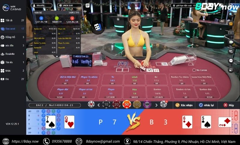 Giao dien sanh game WM Casino 8Day - Hinh 3