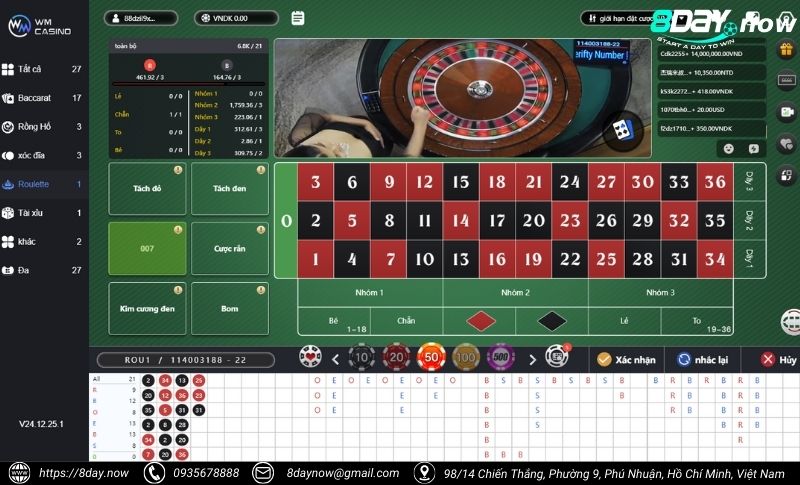 Giao dien sanh game WM Casino 8Day - Hinh 4